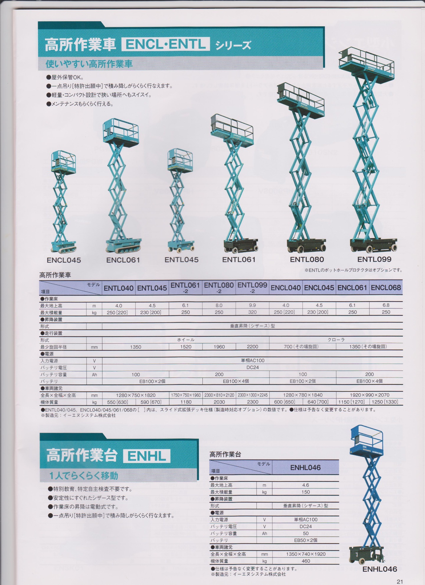 高所作業車販売